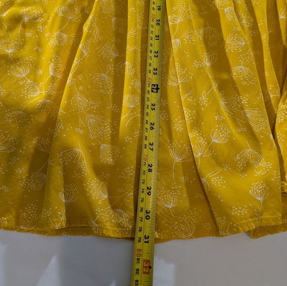 Old Navy Women’s Dandelion Shift Swing Long Sleeve Yellow Dress Size Large - Picture 7 of 9
